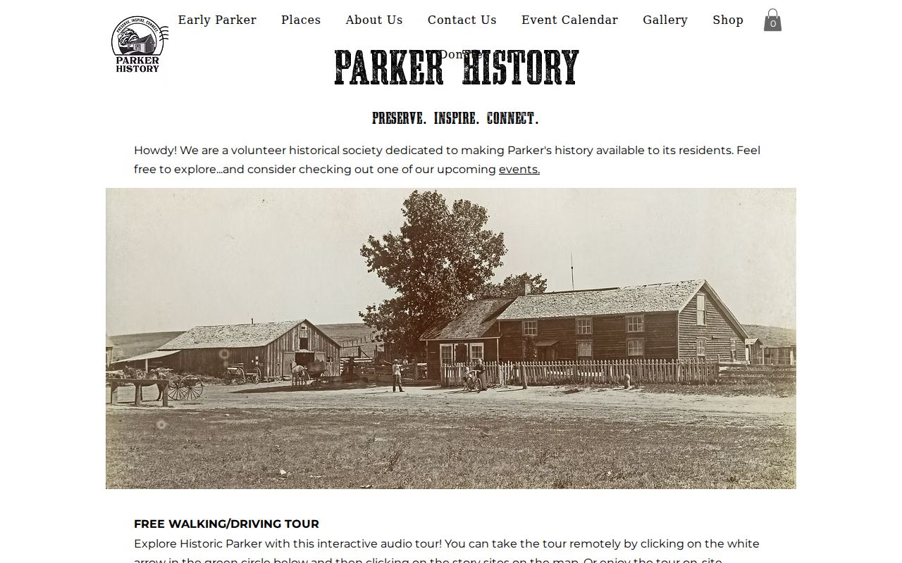 Parker city directory family history route through the Parker Area Historical Society
