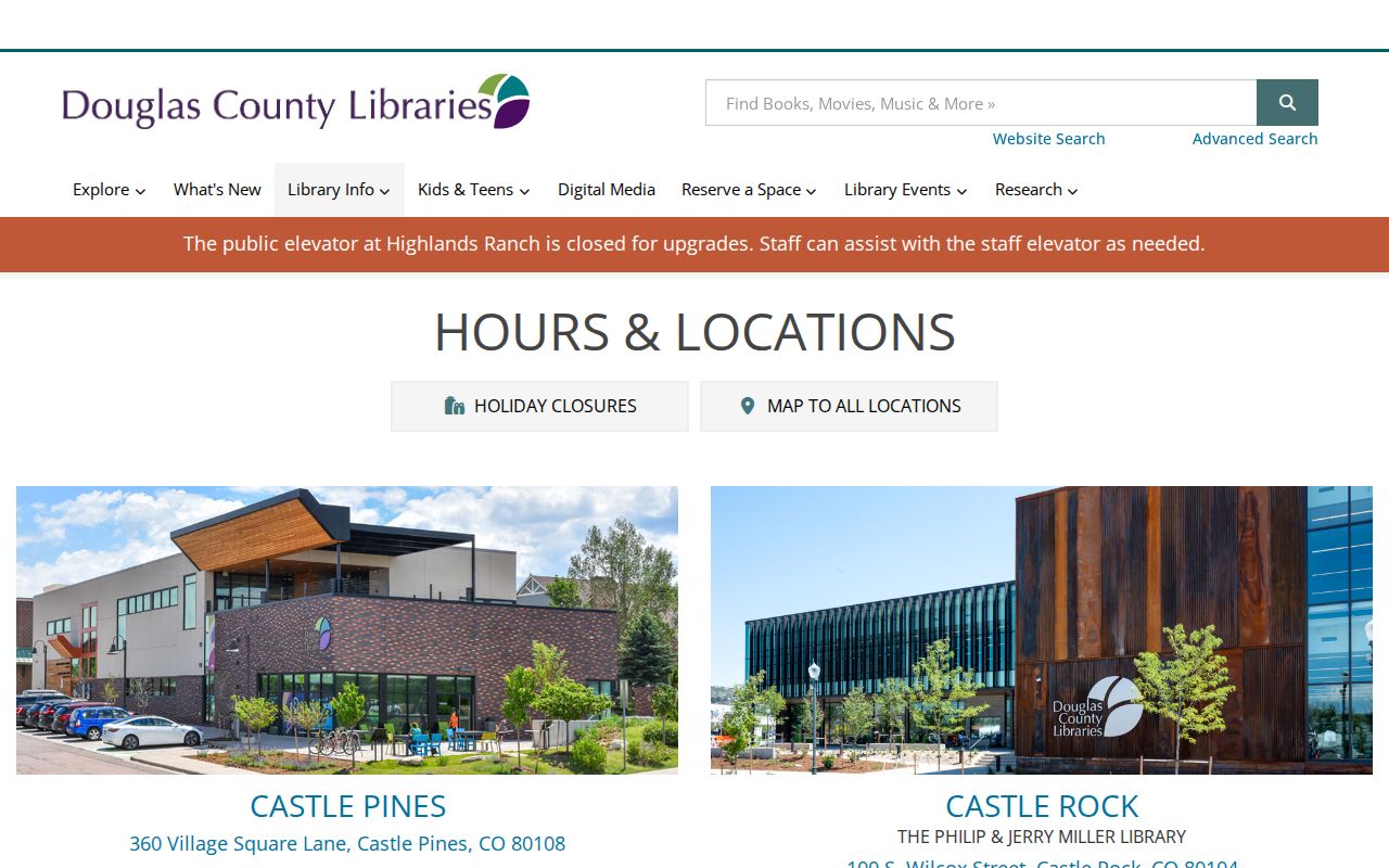 Parker city directory research route at the Parker library and Douglas County archive