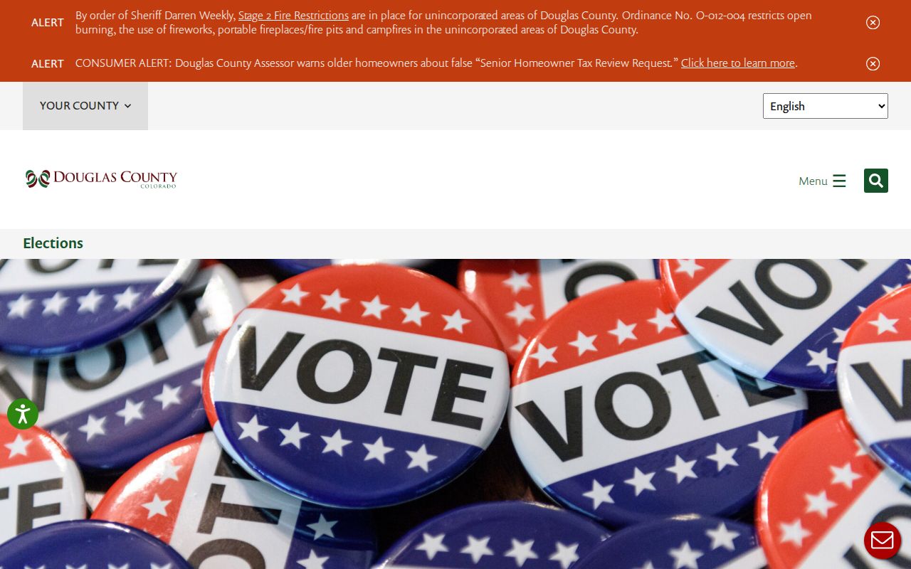 Parker residents directory view of Douglas County voter list products